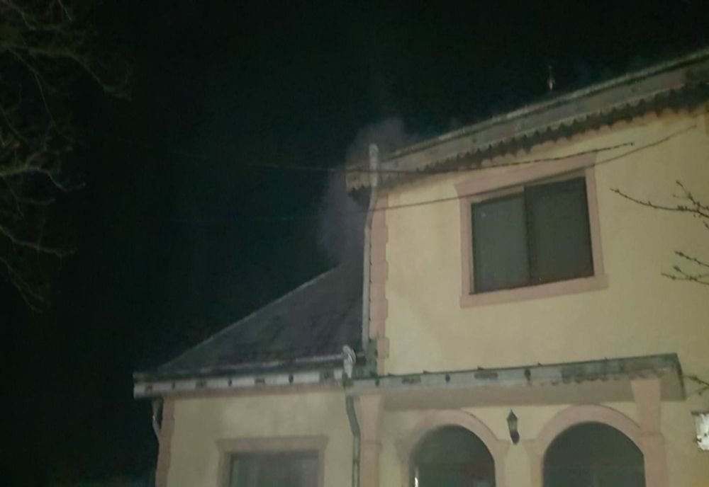 Incendiu în comuna Mălini