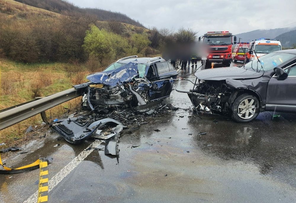 ACCIDENT cu victime încarcerate în județul Suceava