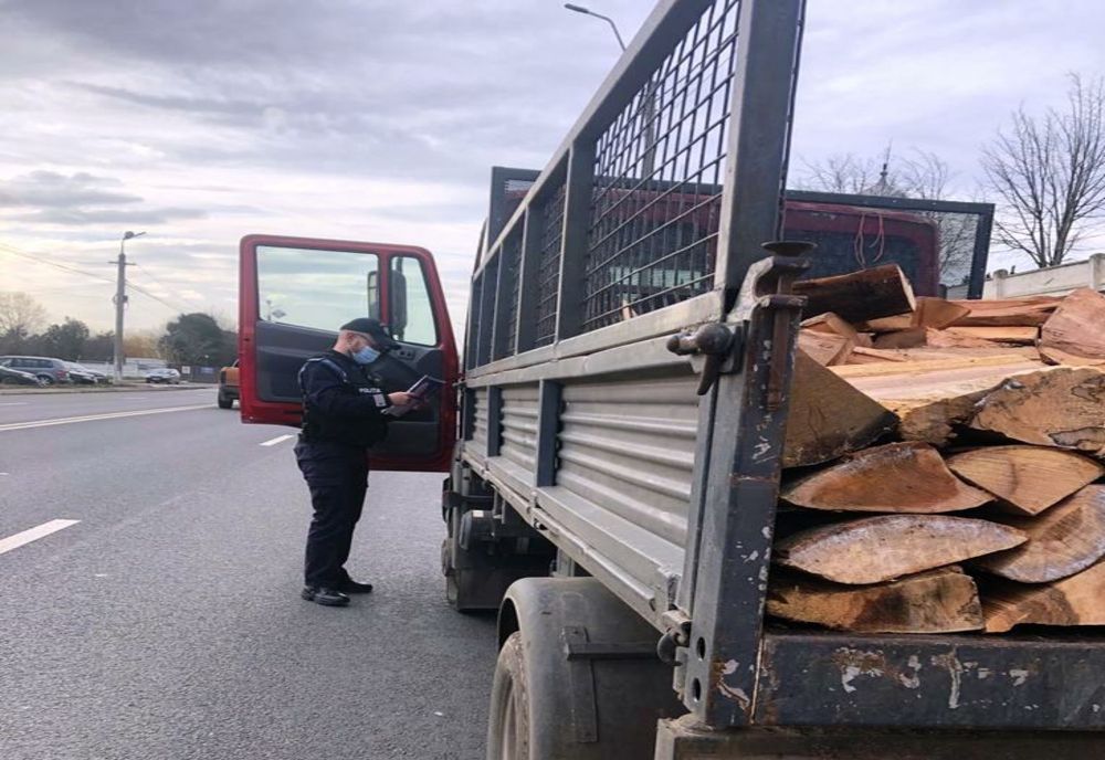 Lemne confiscate de polițiștii suceveni 