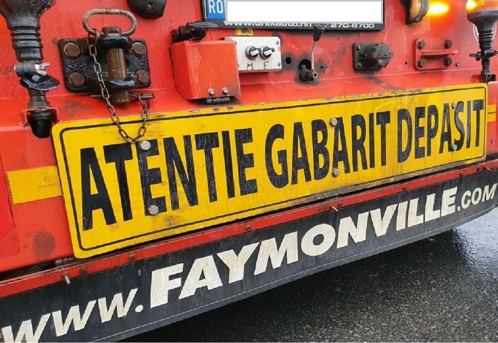 Transporturi agabaritice pe ruta Vama Borș II – Vama Albița