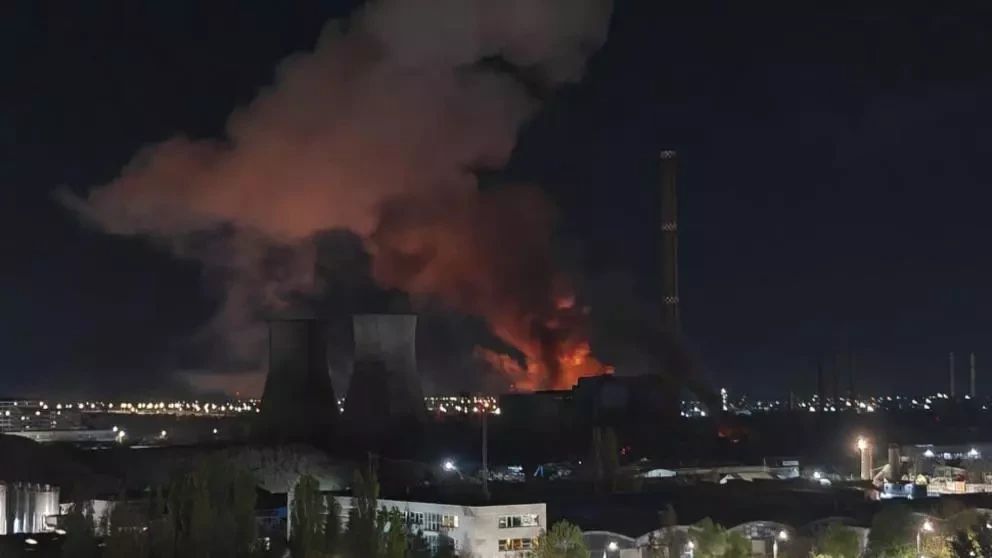 Incendiu stins CET Vest