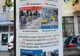 Afișe cu iz electoral lipite pe copacii din cartierul Burdujeni din Suceava