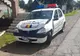 FOTO. O autospecială de poliție a fost avariată de o șoferiță neatentă