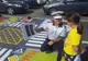 FOTO Reguli rutiere predate copiilor în parcările magazinelor din Suceava