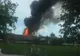 Incendiu la o gospodărie din Dumbrăveni FOTO