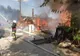 Incendiu violent într-o gospodărie din localitatea Pârteștii de Sus VIDEO