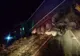 Două tiruri au intrat în coliziune, unul dintre ele s-a răsturnat pe calea ferată FOTO