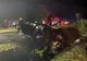 Persoană inconștientă după ce o mașină a intrat într-un șanț 