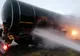 Incendiu la o cisternă încărcată cu bitum!  (FOTO)