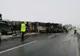 Un TIR încărcat cu ciocolată s-a răsturnat pe E85 (FOTO)