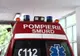 O autoplatformă s-a prăbușit peste un autoturism