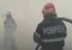 Acoperișul unei pensiuni din Vatra Dornei a luat foc