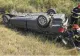 Accident grav pe centura Rădăuțiului. Doi tineri au fost răniți după ce mașina în care se aflau s-a răsturnat într-un șanț