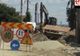 Conductă de gaze avariată de un excavator, la Rădăuți