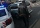 Mașină de poliție aflată în misiune, împlicată într-un accident rutier FOTO