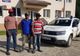 Trei tineri din Gambia prinși după ce au trecut ilegal frontiera FOTO
