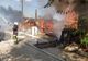 Incendiu violent într-o gospodărie din localitatea Pârteștii de Sus VIDEO
