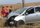 Un șofer de 92 de ani a ajuns la spital după ce a intrat cu mașina într-o movilă de pietre