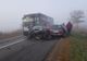 Accident cu două victime după ce un șofer s-a angajat într-o depășire neregulamentară FOTO