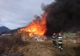 Incendiu la o magazie de materiale din Vatra Dornei FOTO