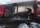 Un camion încărcat cu cărbuni pentru grătar a luat foc într-o parcare din Dornești FOTO