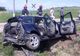 Autoturism lovit de trenul Suceava Cacica FOTO