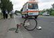 Un octogenar pe bicicletă a ieșit în intersecție fără se se asigure