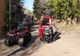 Intervenție cu autoșenilata pentru salvarea unui bărbat care s-a răsturnat cu un tractor