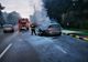 Un autoturism a luat foc în Suceava - VIDEO