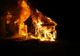 Depozit de furaje cuprins de un incendiu 