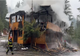 Cabană făcută scrum la Pojorâta din cauza unui incendiu